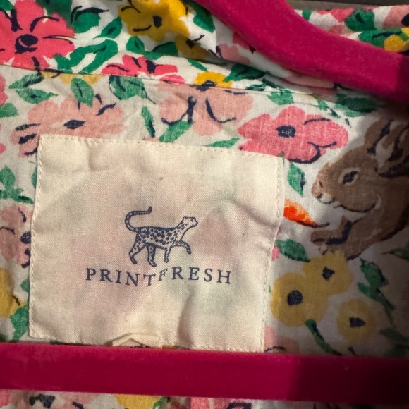Printfresh Long Pajamas-Bunny Trail - Picture 3 of 4